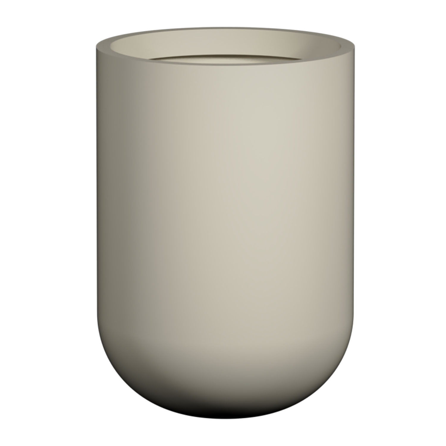 E-shop Pottery Pots Kvetináč Zenith, hodvábne biela, viac veľkostí - Potterypots Velikost: S - ⌀ 39, v. 55 cm
