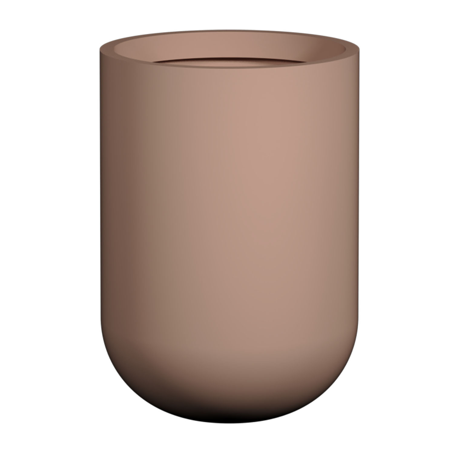 E-shop Kvetináč Zenith, púdrovo ružová, viac veľkostí - Pottery Pots Velikost: M - ⌀ 42,5, v. 60 cm