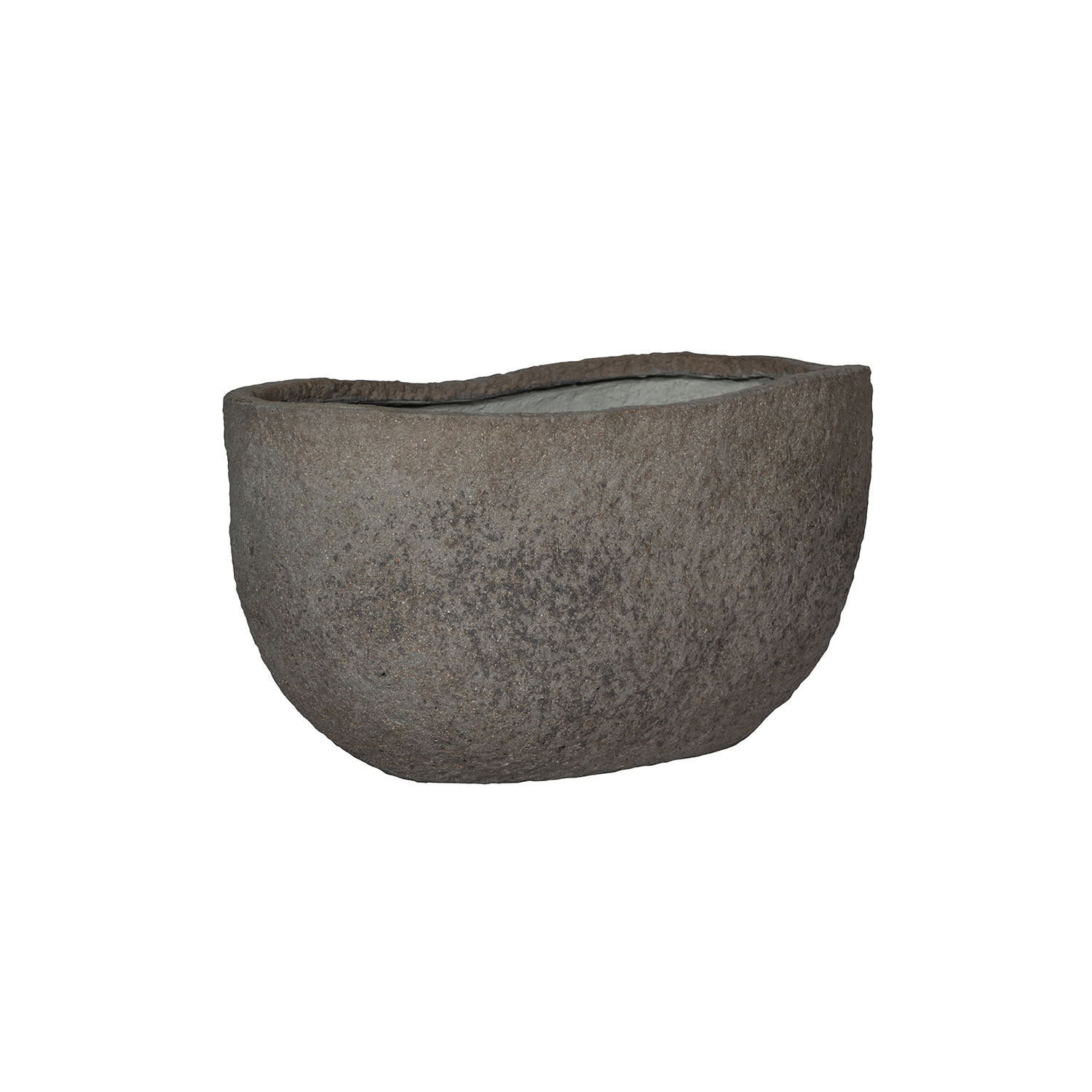 E-shop Kvetináč Mt. Hunter, sivý diorit, viac veľkostí - Pottery Pots Velikost: XS - 43 x 24 x 20,5 cm