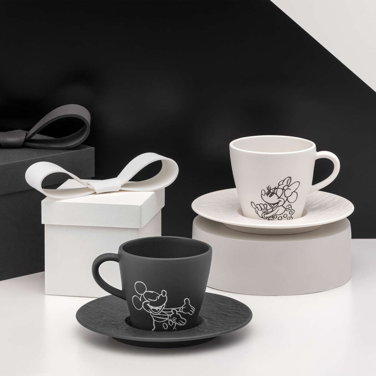 Raňajková sada Manufacture Rock blanc - Mickey Mouse, 4 ks - Villeroy & Boch