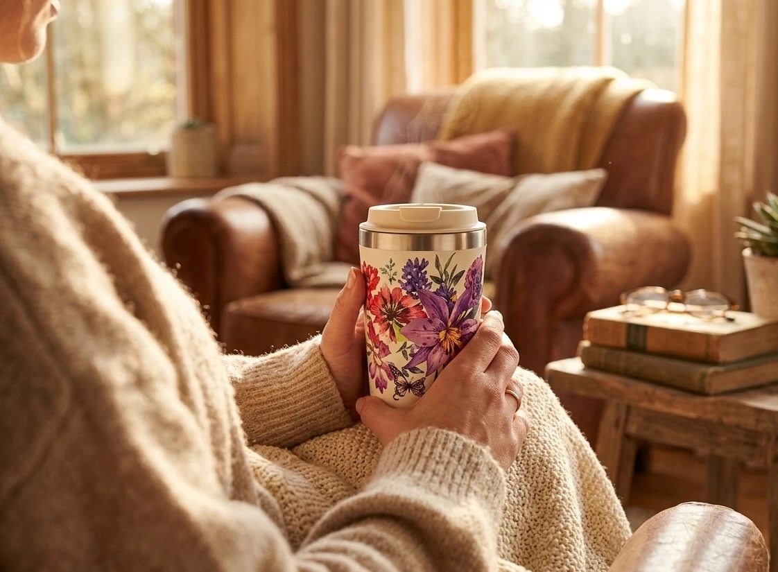 Termohrnček Chilly's Bottles - Garden Flowers 340ml, edícia Emma Bridgewater/Original