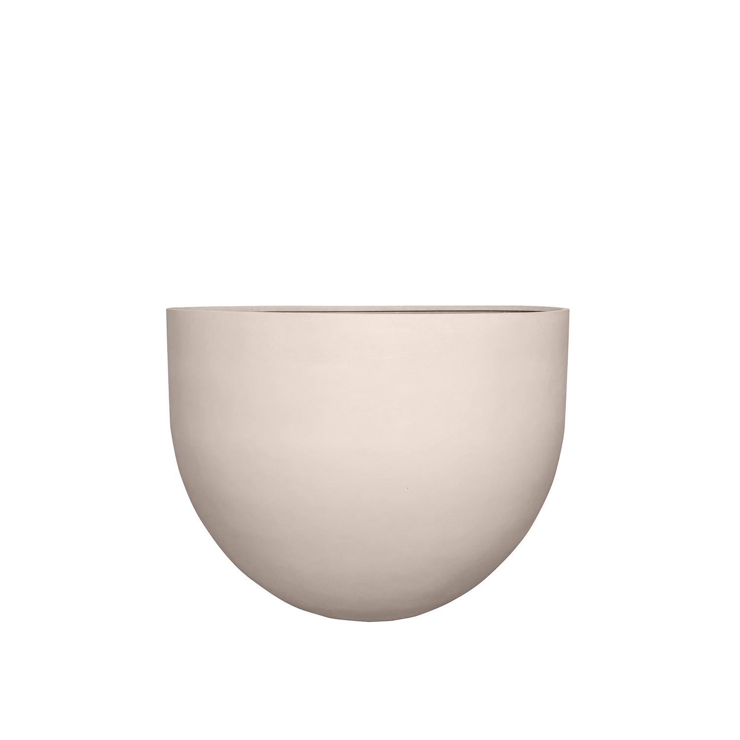 Pottery Pots Kvetináč Jumbo Mila, farba prírodná biela, viac veľkostí - PotteryPots Veľkosť: M - ø 100 cm | v. 76 cm