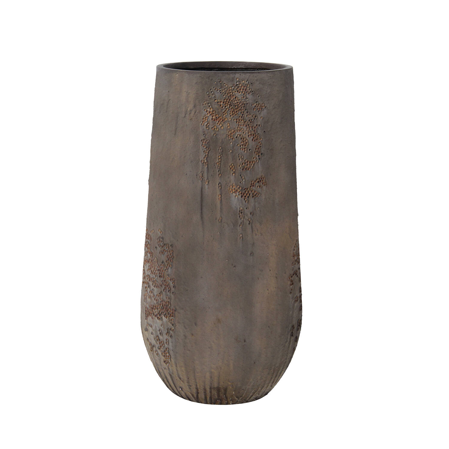 Pottery Pots Kvetináč Nax, farba imperiálna hnedá, viac veľkostí - PotteryPots Veľkosť: L - ø 50 cm | v. 100 cm