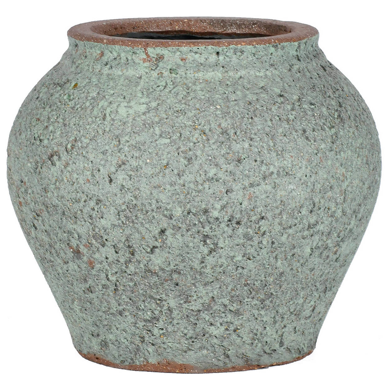 Pottery Pots Kvetináč Zeus, farba rustikálna zelená, viac veľkostí - PotteryPots Veľkosť: S - ø 37 cm | v. 32 cm