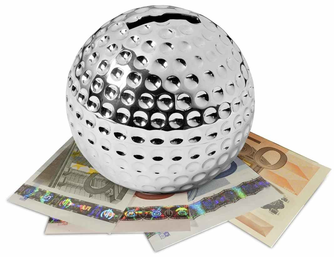 E-shop Pokladnička Golfová loptička, priemer 8 cm - EDZARD