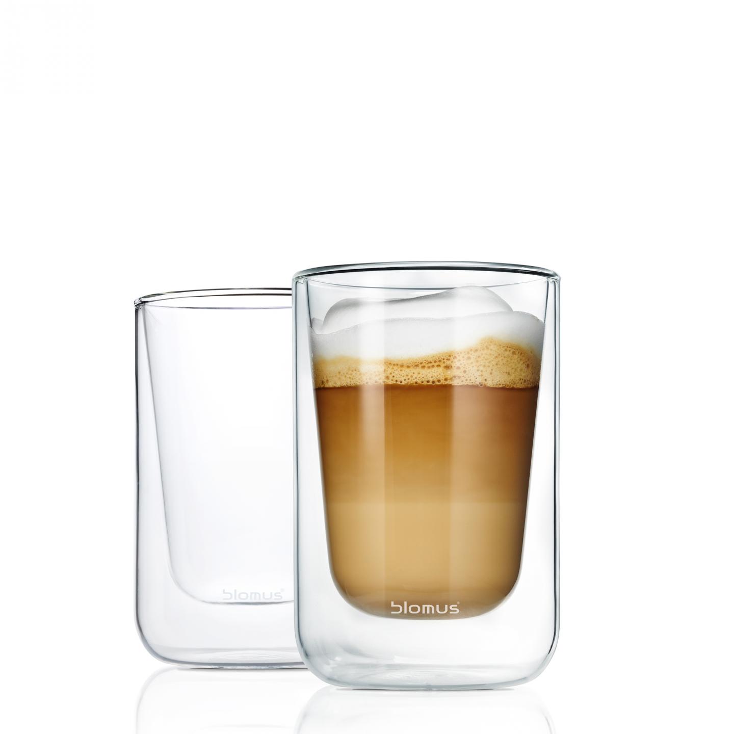 E-shop Set termopohárov na cappuccino 250 ml NERO, Blomus