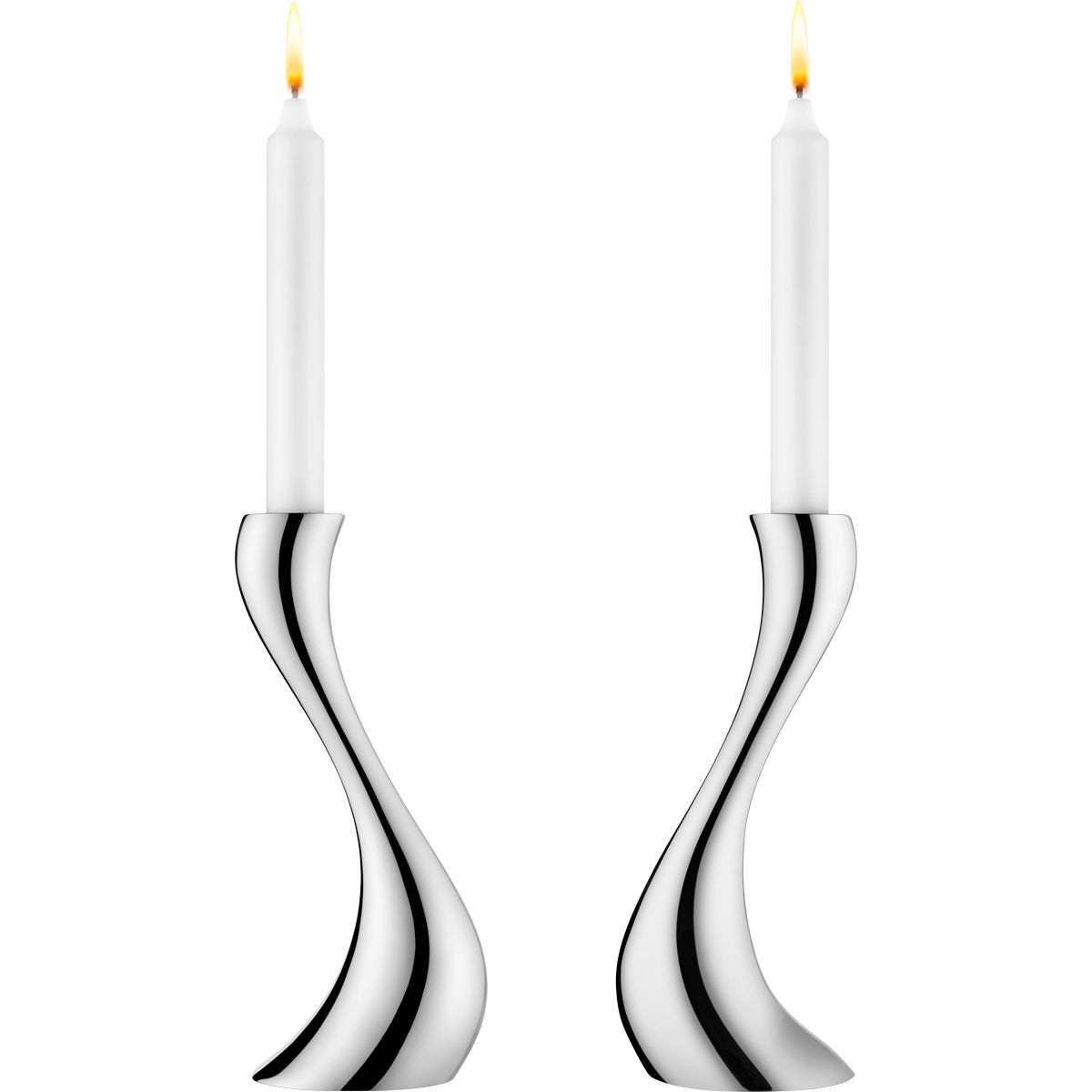 E-shop Svietnik Cobra 20 cm set 2 ks - Georg Jensen