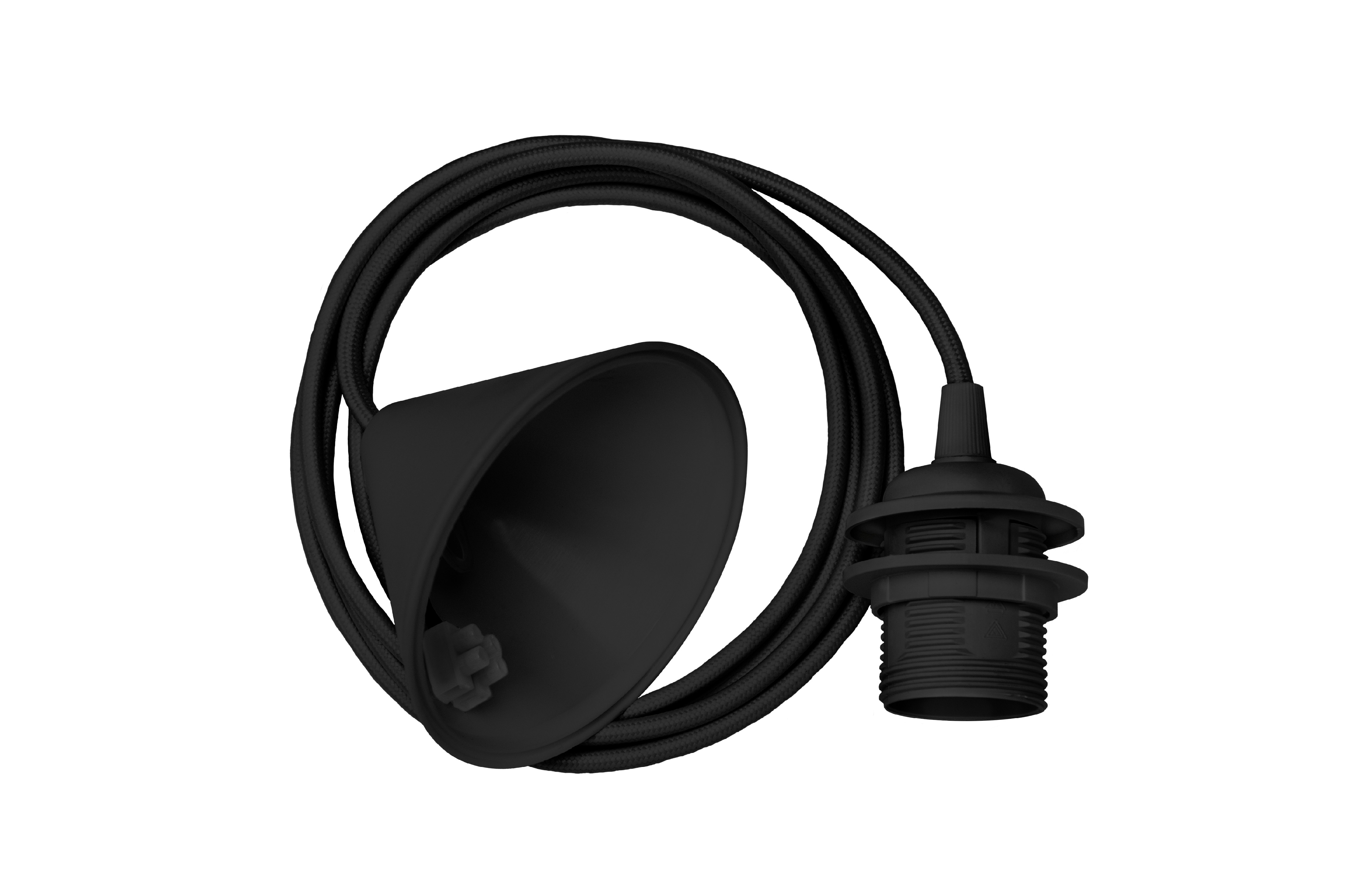 Záves pre tienidlá Cord Set black Ø 11cm  L 2,1 m - UMAGE