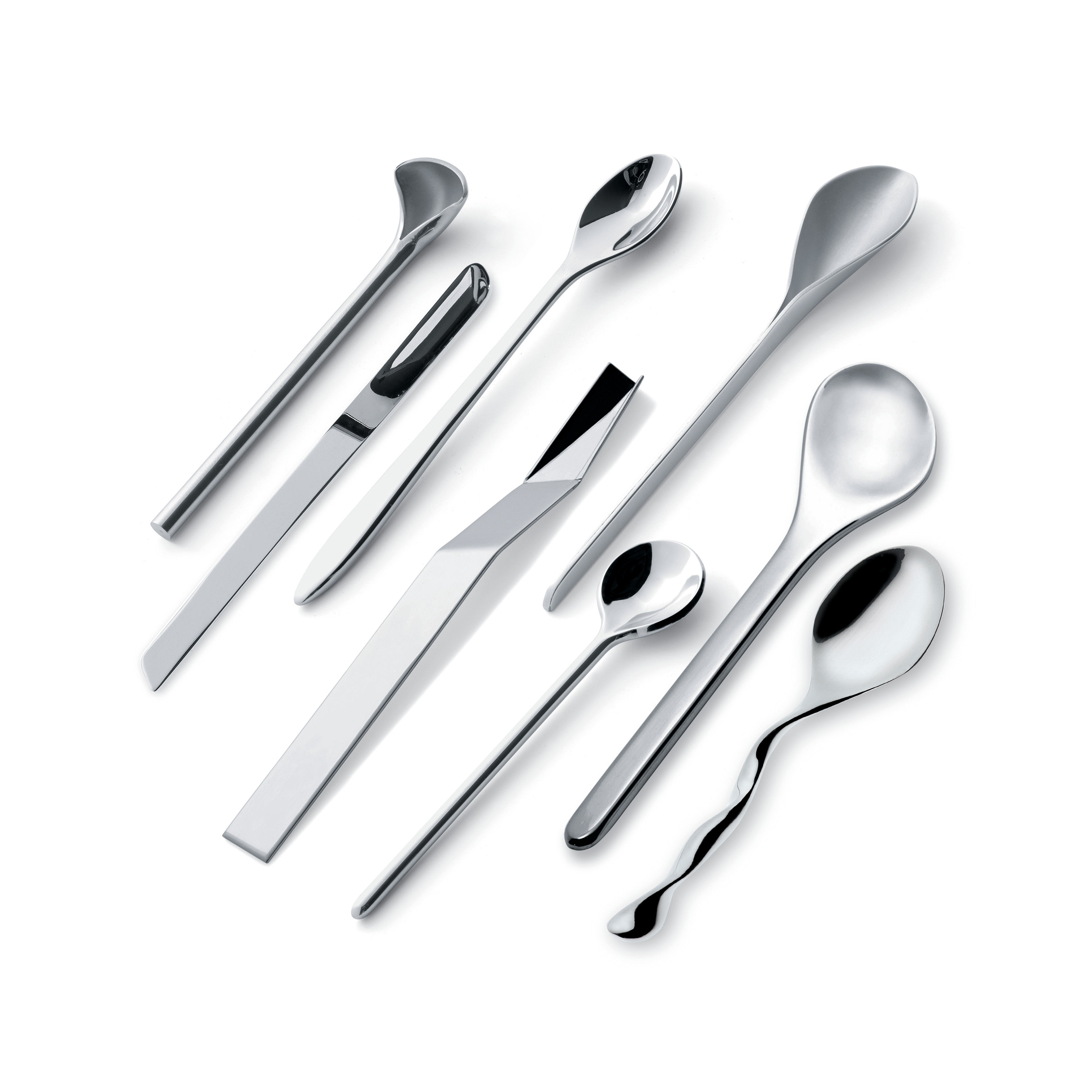 E-shop Dizajnové kávové lyžičky, set 8 ks - Alessi