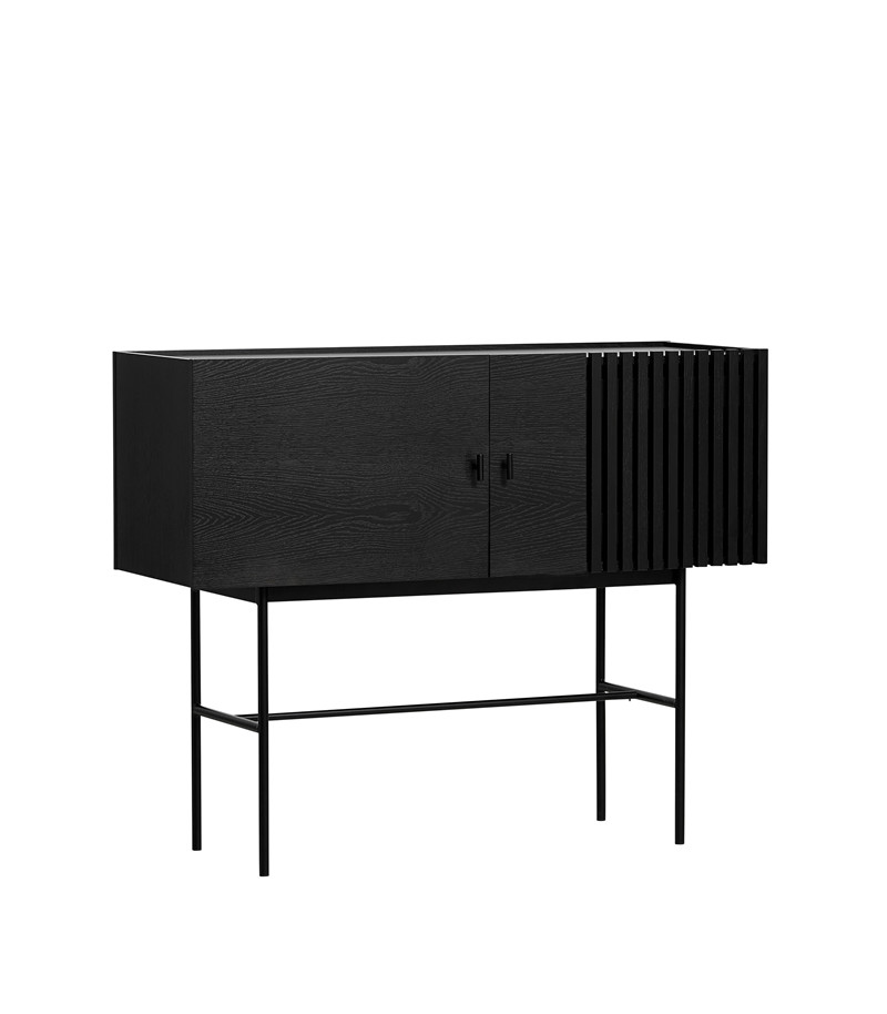 E-shop Komoda "Array", 120 x 97 cm, 2 varianty - Woud Varianta: dub, čierny