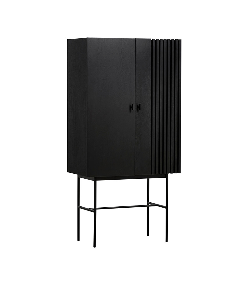 E-shop Komoda "Array", 80 x 160 cm, 2 varianty - Woud Varianta: dub, čierny