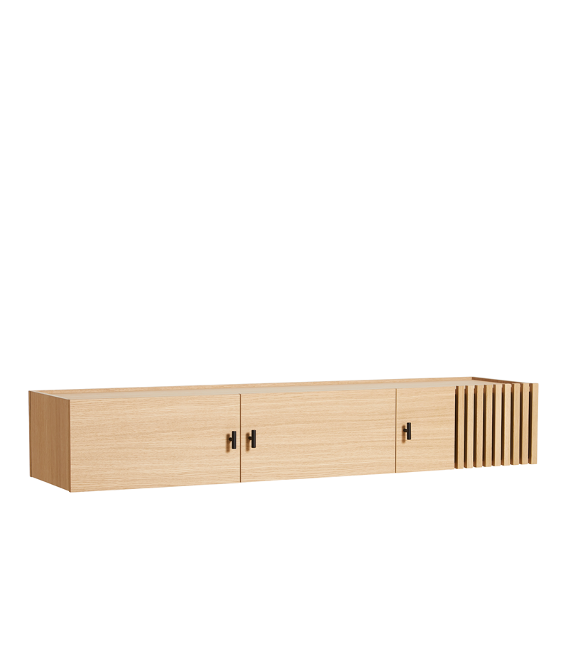E-shop Komoda na stenu "Array", 150 x 53 cm, 2 varianty - Woud Varianta: dub, svetlý
