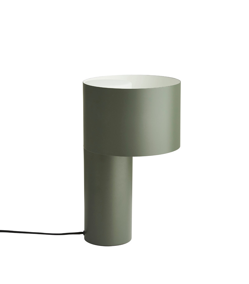 E-shop Stolná lampa "Tangent", 3 varianty - Woud Varianta: lesno zelený kov