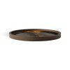 20468 Bronze Organic glass valet tray side cut web