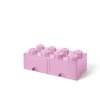 Úložný box 8 so šuplíkmi, viac variant - LEGO (Farba červená)