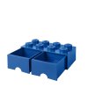 Úložný box 8 so šuplíkmi, viac variant - LEGO (Farba červená)