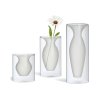 Sklenená váza Esmeralda 3 veľkosti - Philippi (Rozmery výška 15,5 cm)
