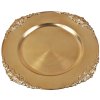 Zlatý plastový klubový podtanier
