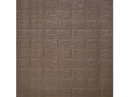 Samolepiace nástenné 3D panely 3mm Tehla hnedá 020-3