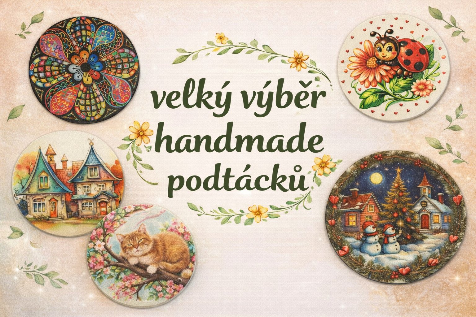 Ručně vyráběné podtácky
