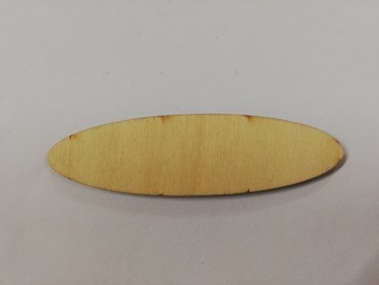 Dřevěný výřez Elipsa 10x3cm