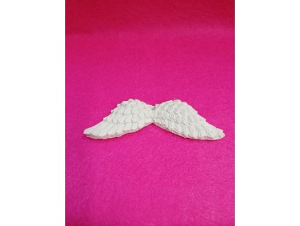 Odlitek dekorace možné další tvoření 10x4cm Andělská křídla