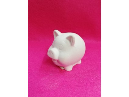 Odlitek dekorace možné další tvoření 5,5x7cm Prasátko