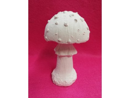 Odlitek dekorace 11x7cm Muchomůrka