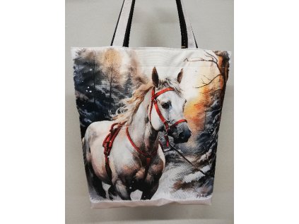 Taška nákupka digitální tisk 49 x 42 cm Kůň