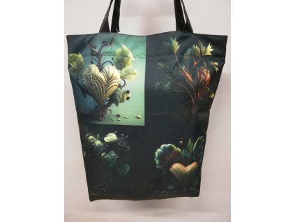 Taška nákupka digitální tisk 49 x 42 cm Srdce