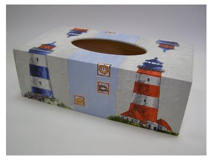 Krabice na papírové kapesníky - Majáky