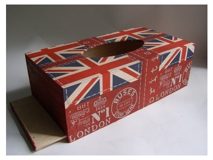 Krabice na papírové kapesníky - Britisch