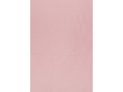 BA JI růžový bílý puntík