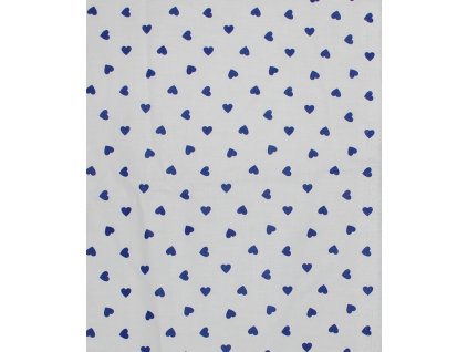 BA JI 519 modré srdíčko na bílé