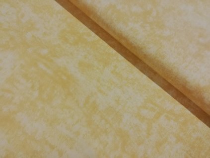 Bavlněná dovozová látka šíře 240cm melír žlutá (50cm)