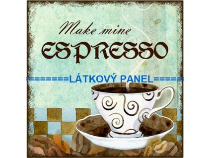 Panel bavlna - Káva - 204-2