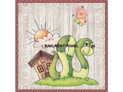 Panel bavlna - DĚTSKÉ MOTIVY-142-38