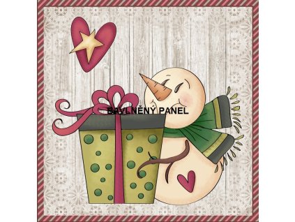 Panel bavlna - VÁNOČNÍ MOTIVY-142-137