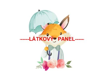 Panel bavlna - ZVÍŘÁTKA-167-751