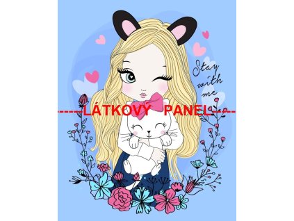 Panel bavlna - HOLČIČKY-167-529a