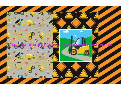 Panel bavlna - obal na očkovací průkaz nebo notýsek A6 - 228-146