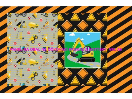 Panel bavlna - obal na očkovací průkaz nebo notýsek A6 - 228-149