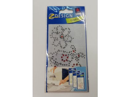 Samolepky Creative nažehlovací motýl a květina