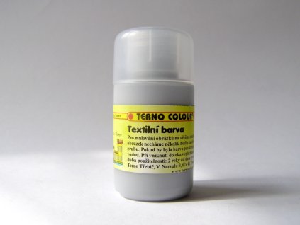 Barva na textil TERNO balení 20g světlá šedá