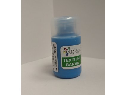 Barva na textil TERNO balení 20g modrý neon