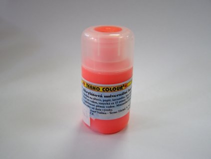 Akrylátová univerzální barva 20g neon oranžový