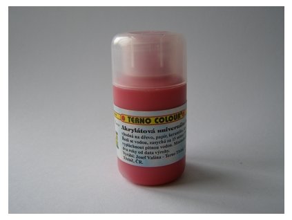 Akrylátová univerzální barva 20g červená