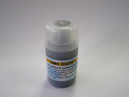 Akrylátová univerzální barva 20g tmavá šedá