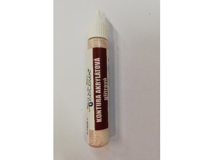 Kontura akrylátová glitrová TERNO balení 20g 41 bronzová