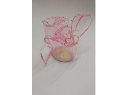 s tečkami světle růžový 26cm